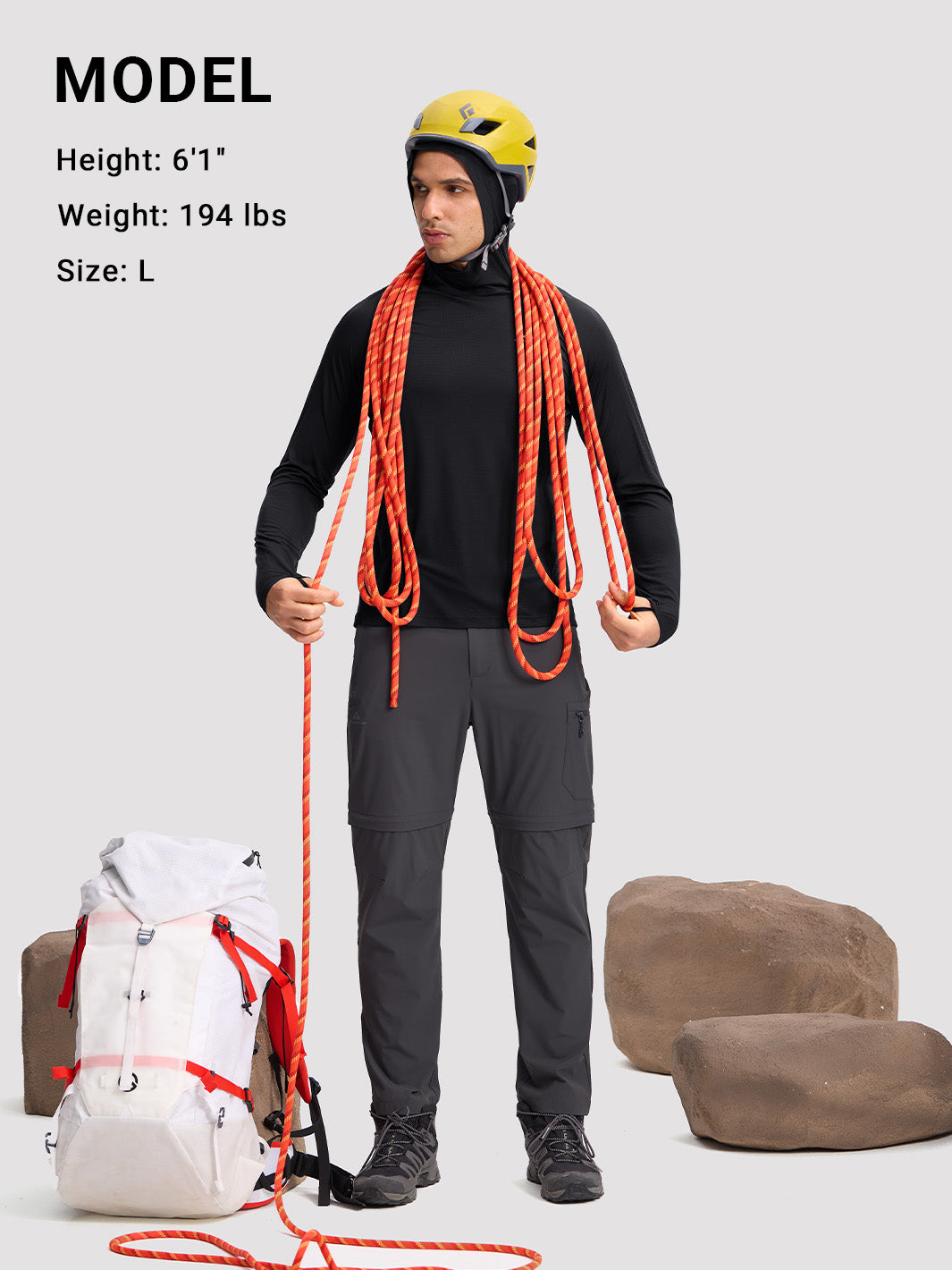 Men's Ultralight Hooded Sun Protection Top