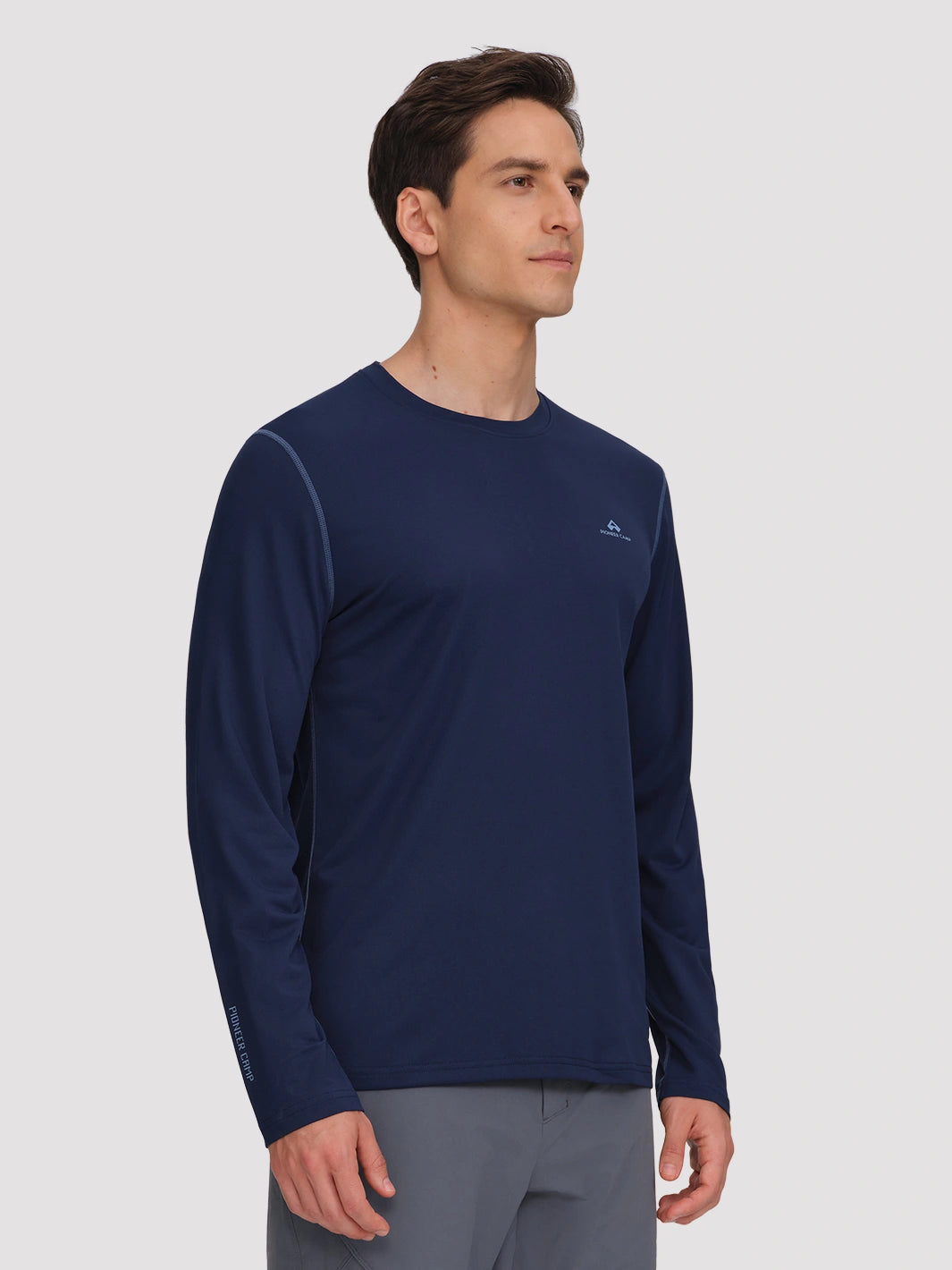 Men's 4-Way Stretch Mesh Long Sleeve Quick-Dry Shirt