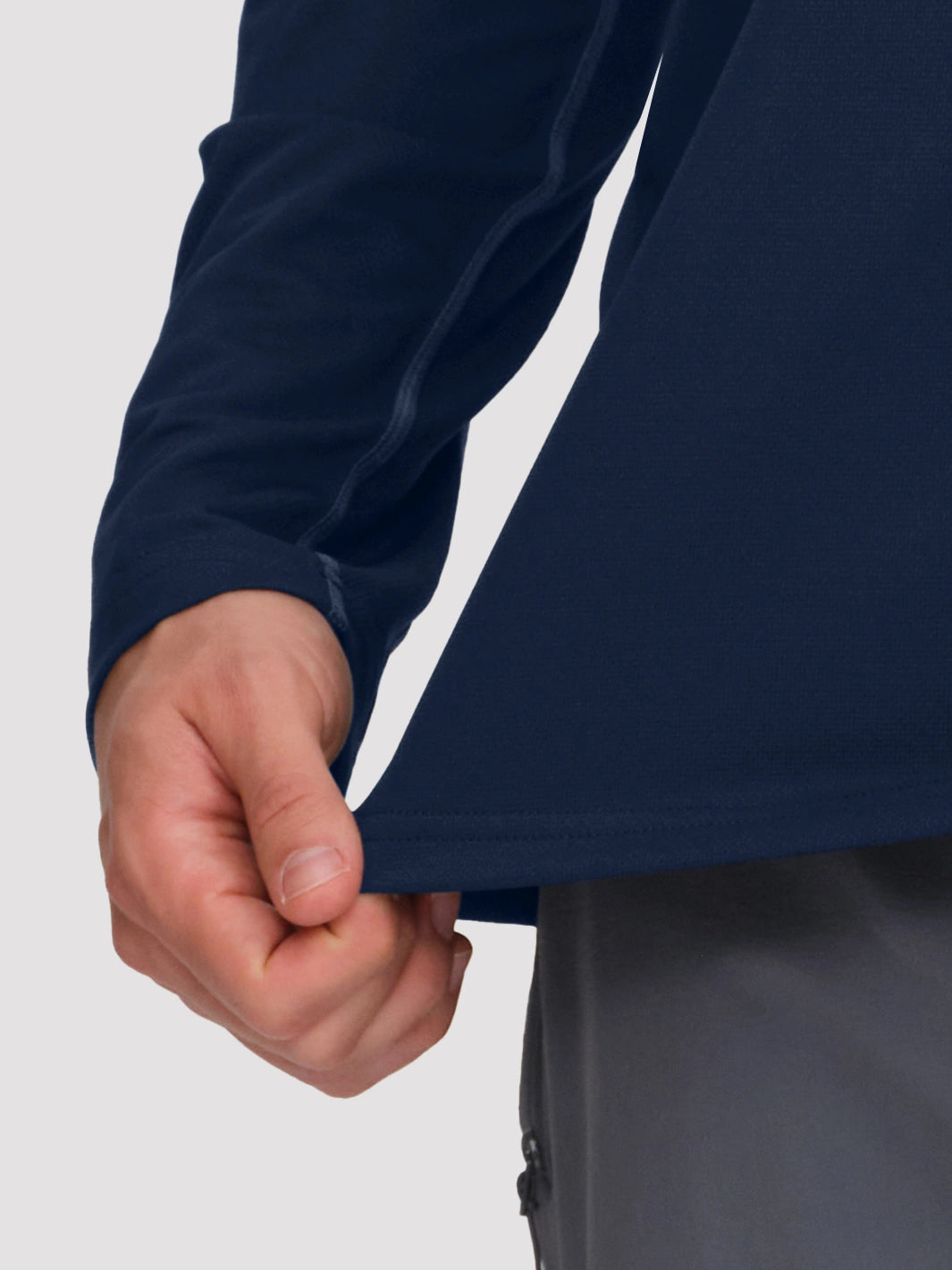 Men's 4-Way Stretch Mesh Long Sleeve Quick-Dry Shirt