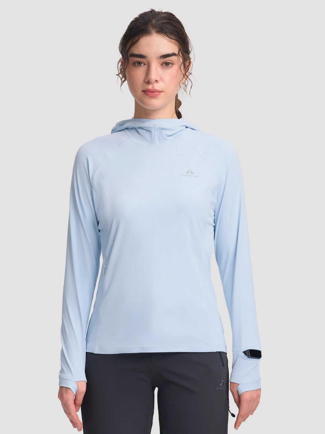 Women's UPF 50+ Hooded Sun Protection Top PIONEER CAMP