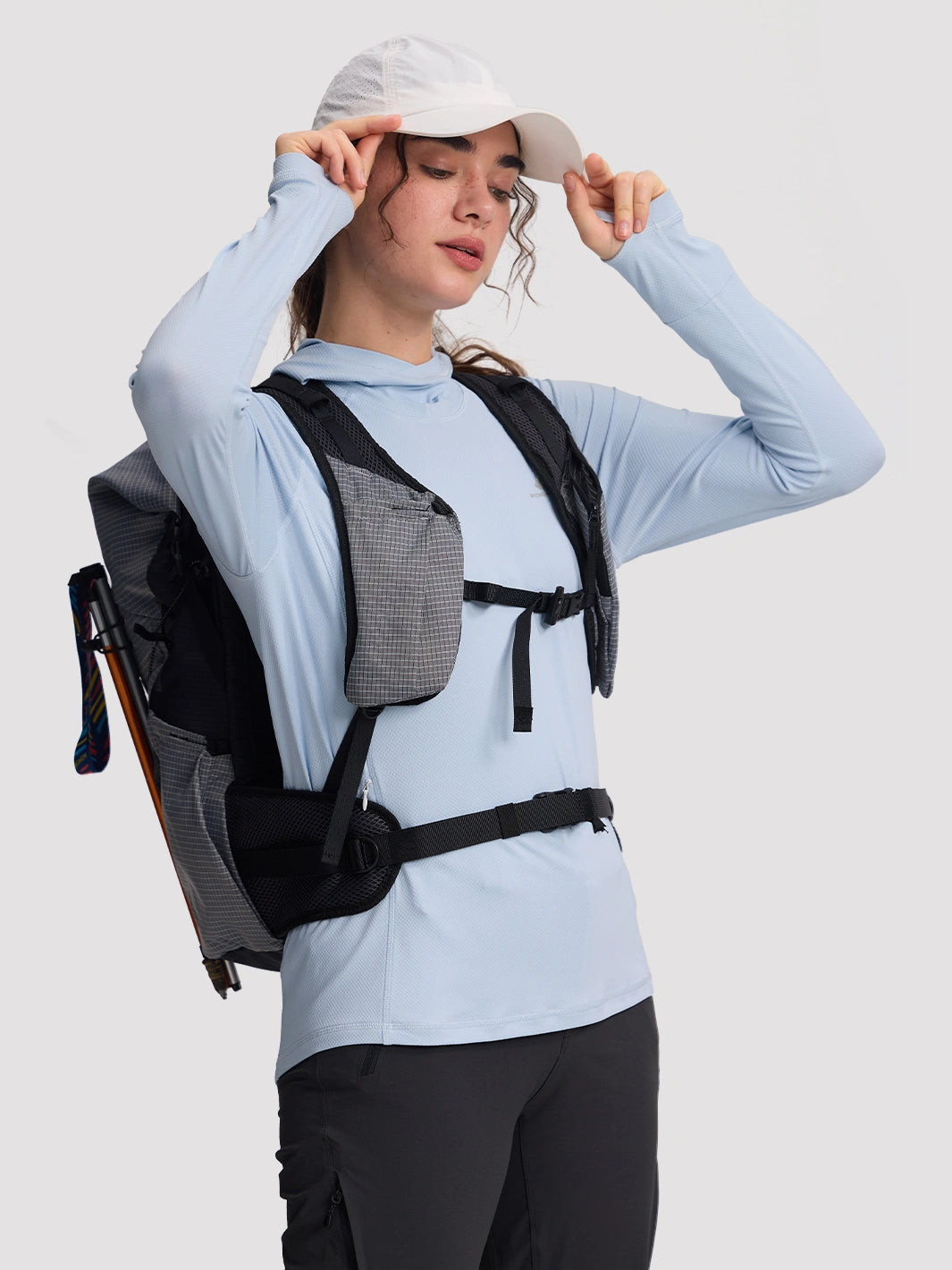 Women's UPF 50+ Hooded Sun Protection Top