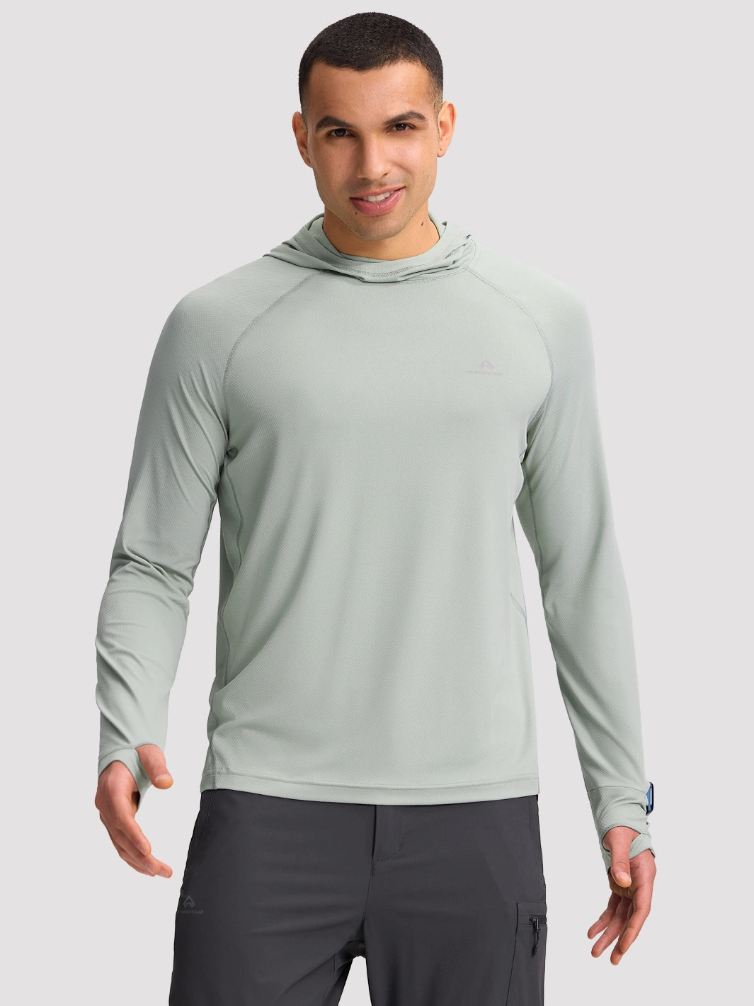 Men's UPF 50+ Hooded Sun Protection Top