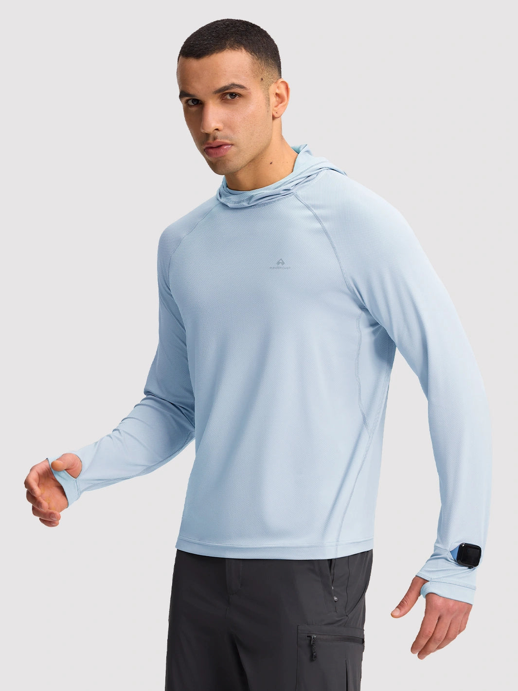 Men's UPF 50+ Hooded Sun Protection Top