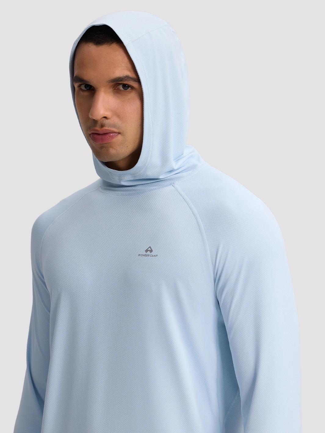 Men's UPF 50+ Hooded Sun Protection Top