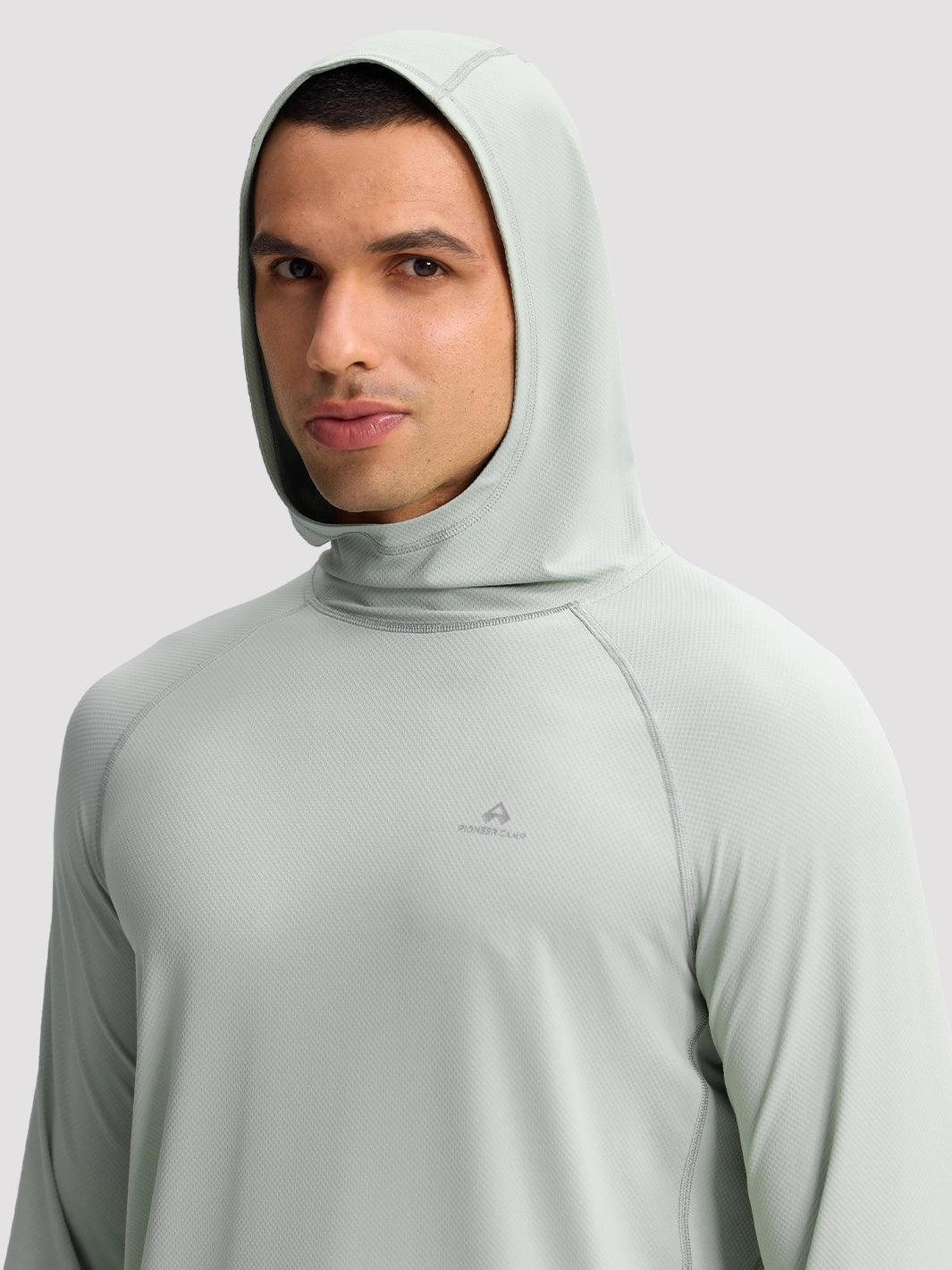 Men's UPF 50+ Hooded Sun Protection Top