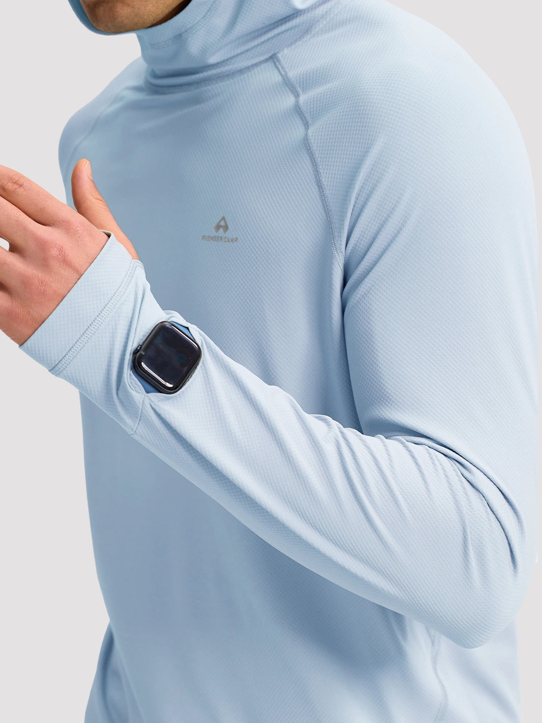 Men's UPF 50+ Hooded Sun Protection Top