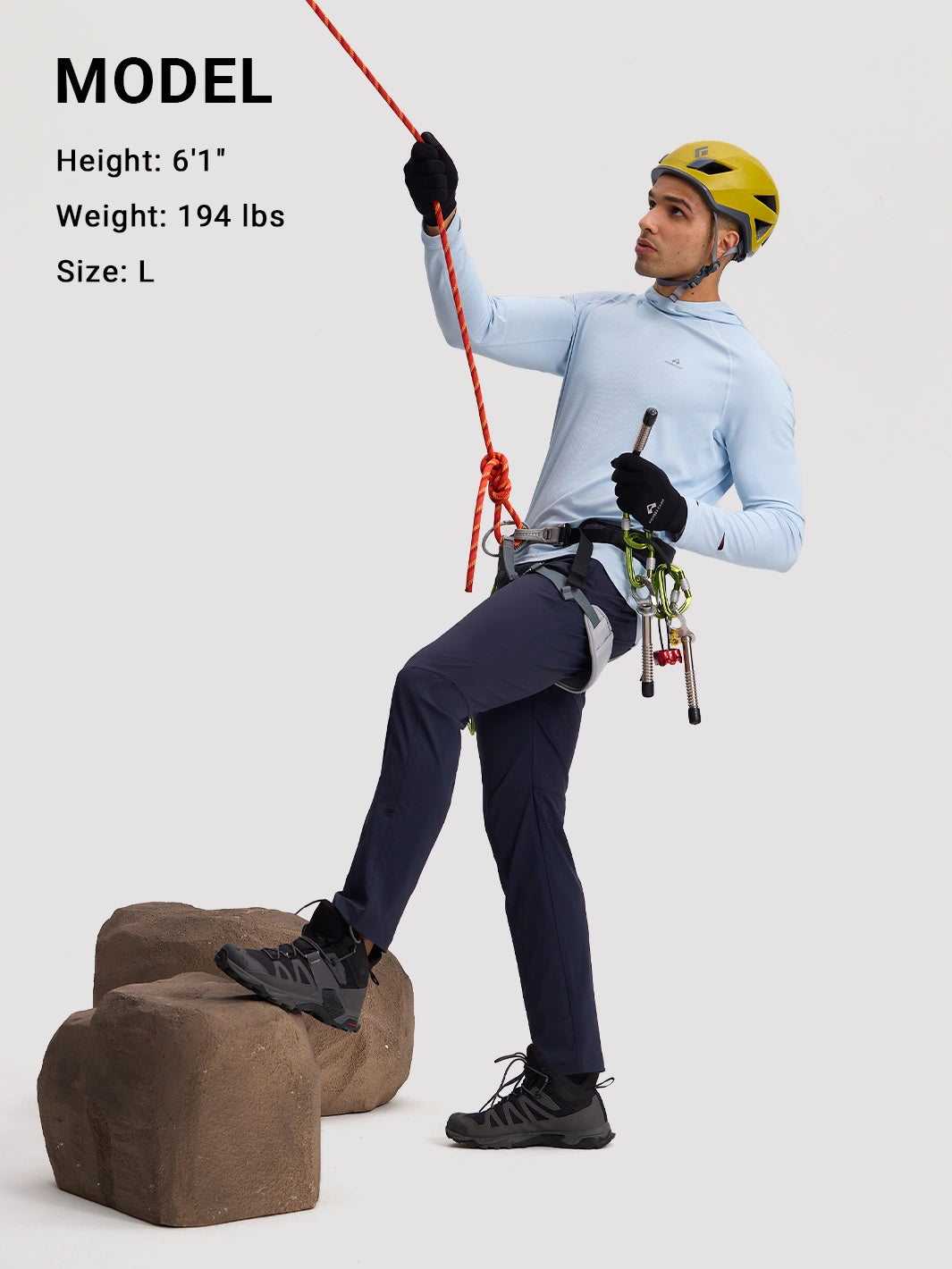 Men's UPF 50+ Hooded Sun Protection Top