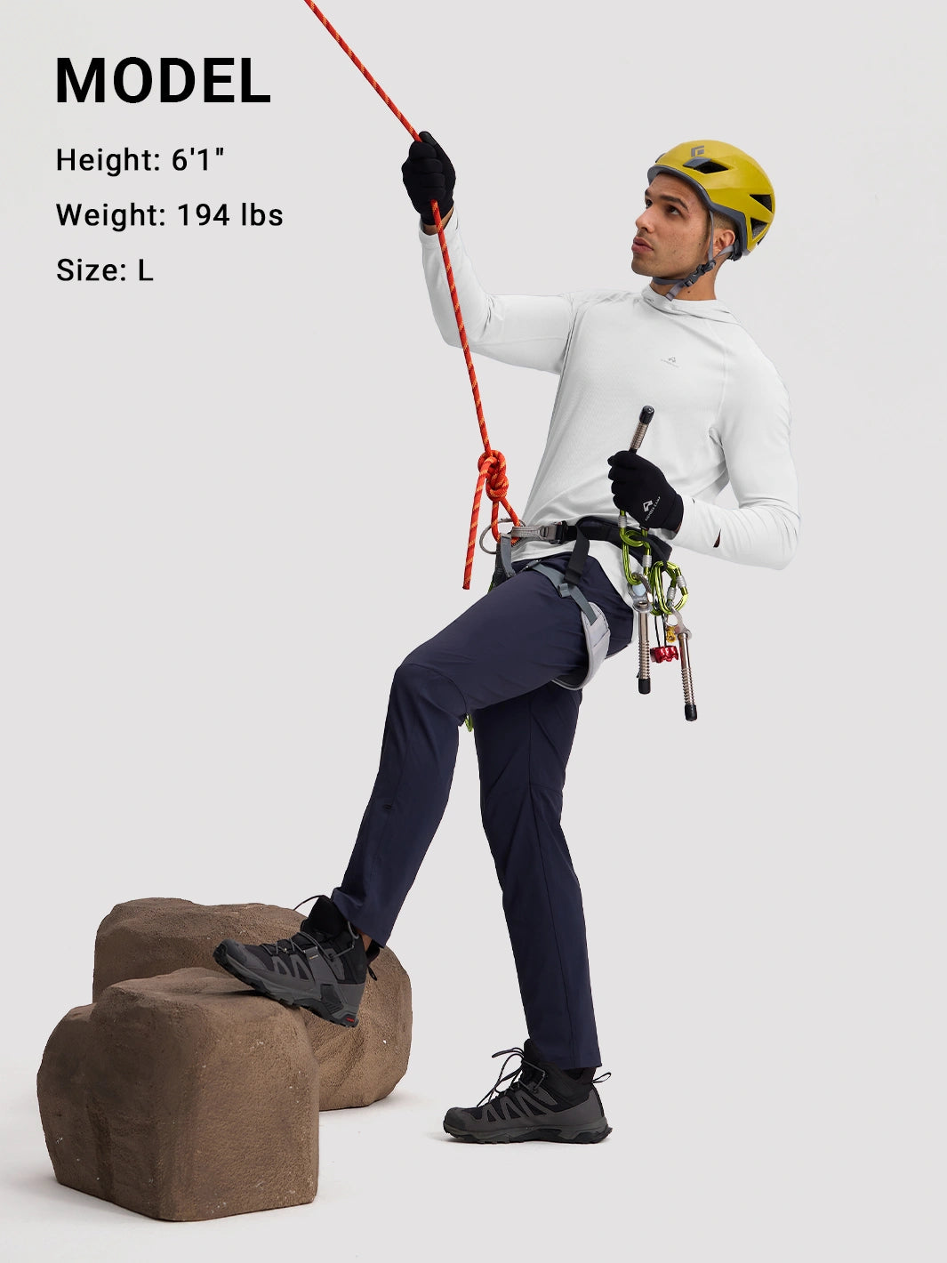 Men's UPF 50+ Hooded Sun Protection Top