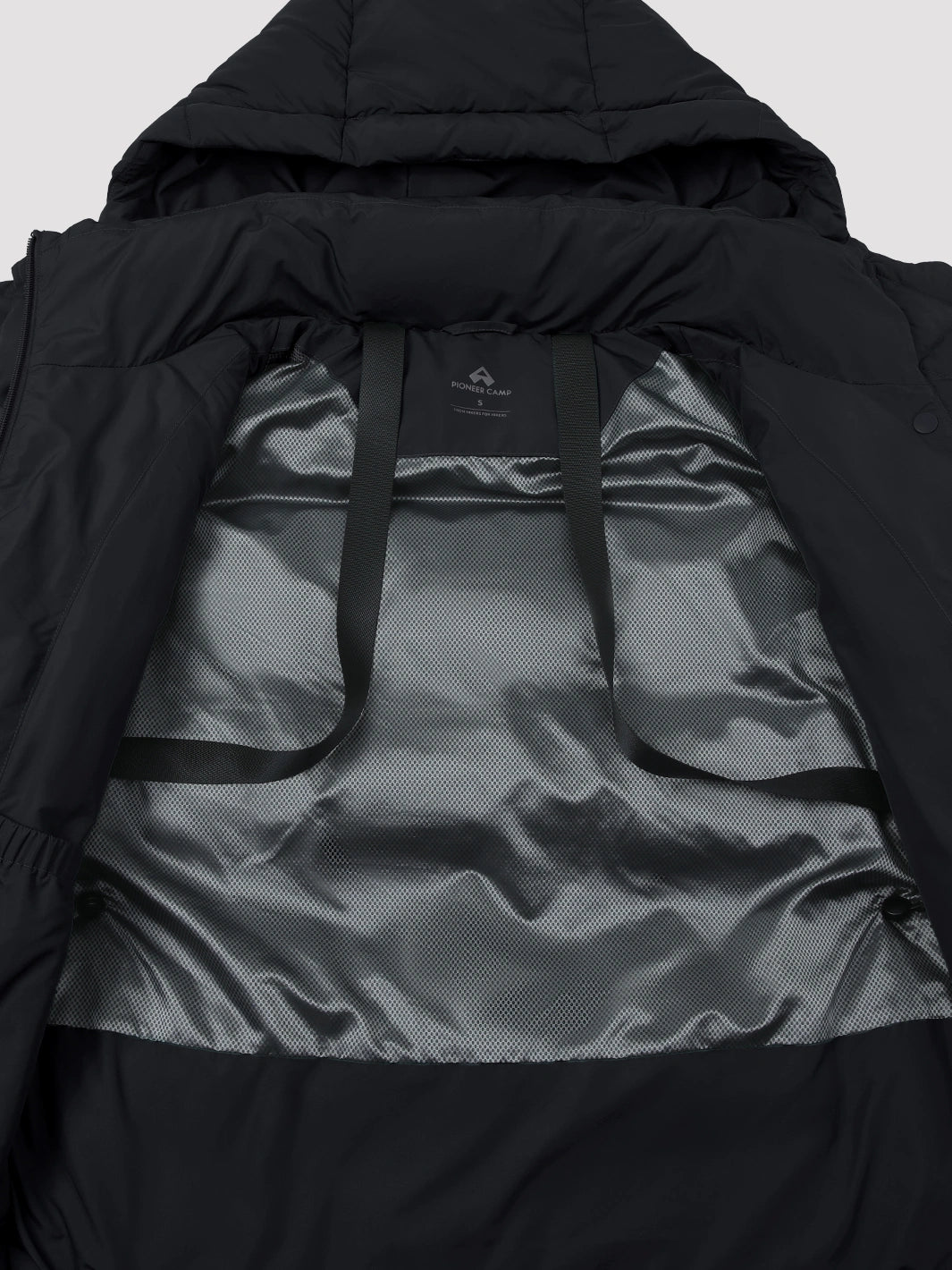 Women's Long Hooded Down Jacket PIONEER CAMP