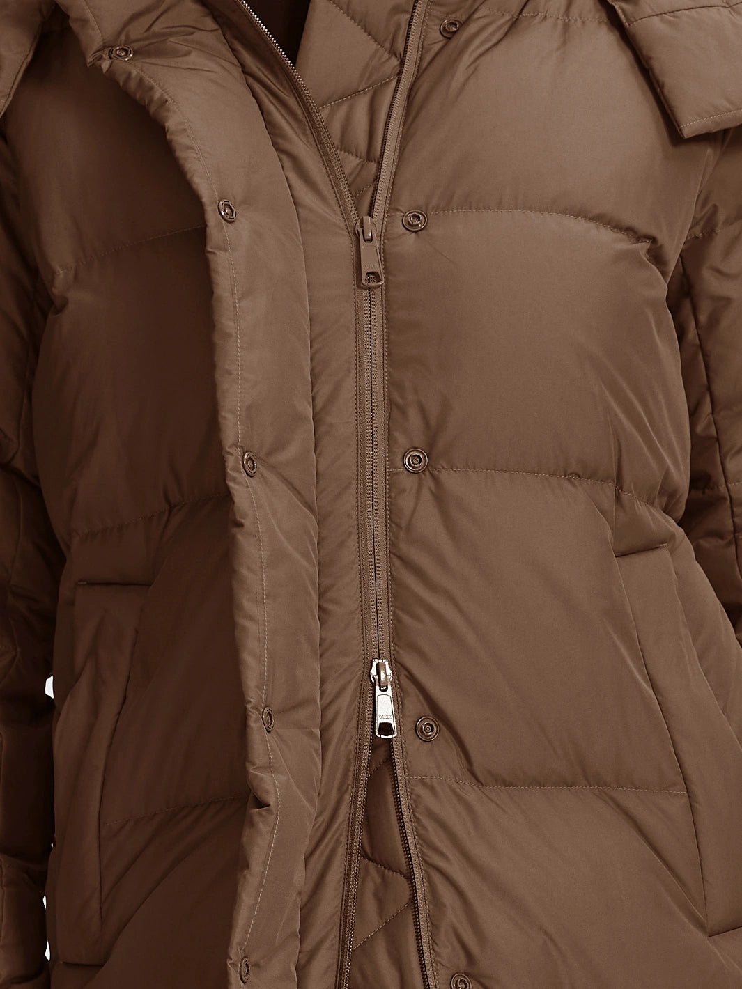 Women's Long Hooded Down Jacket PIONEER CAMP