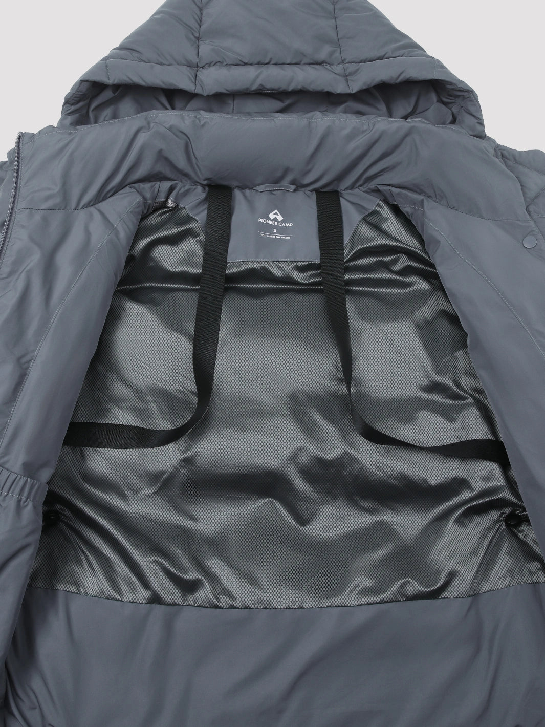 Women's Long Hooded Down Jacket PIONEER CAMP