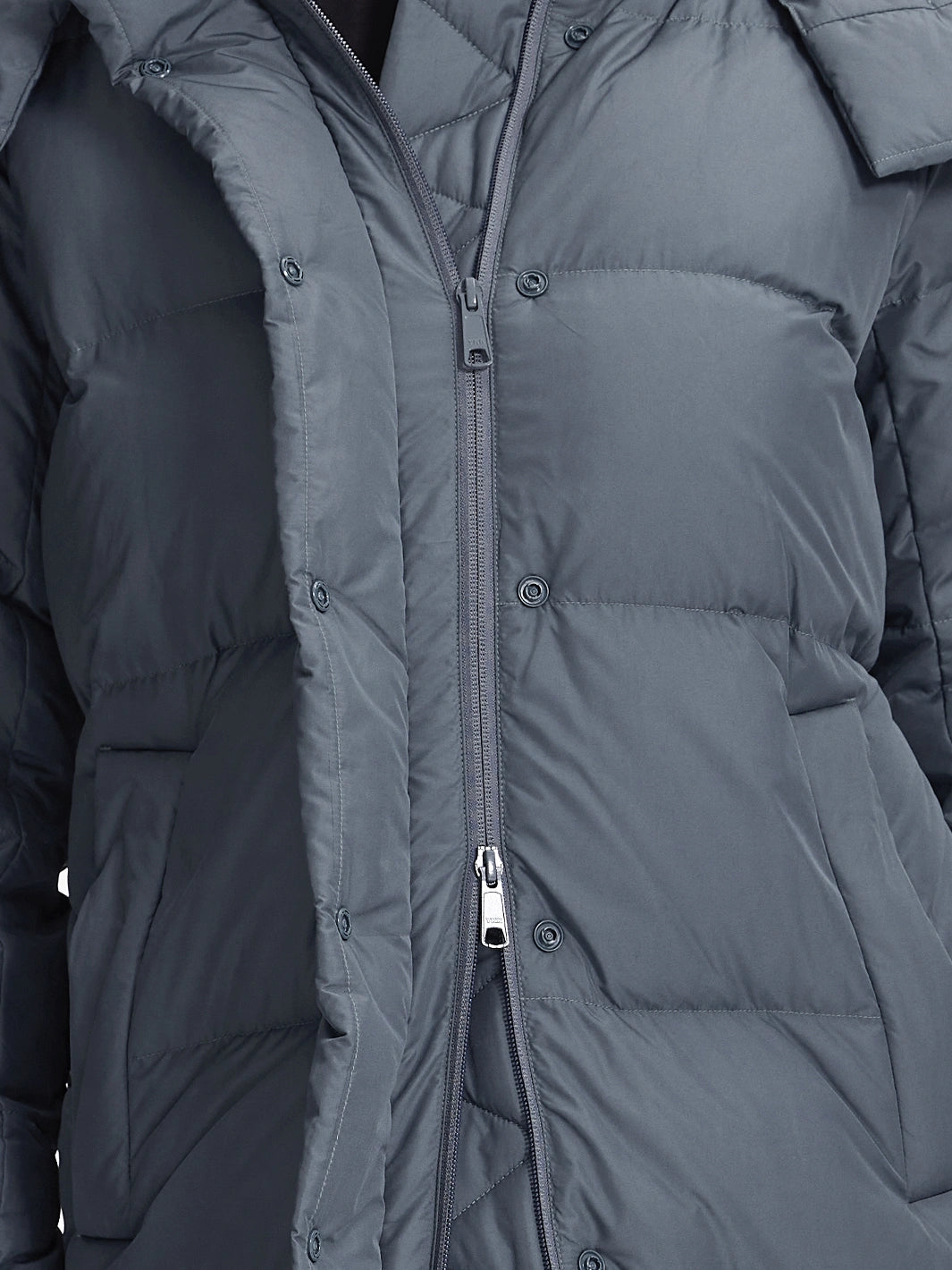 Women's Long Hooded Down Jacket PIONEER CAMP