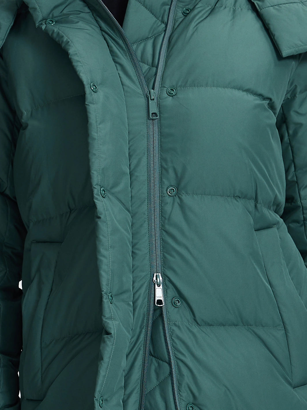 Women's Long Hooded Down Jacket PIONEER CAMP
