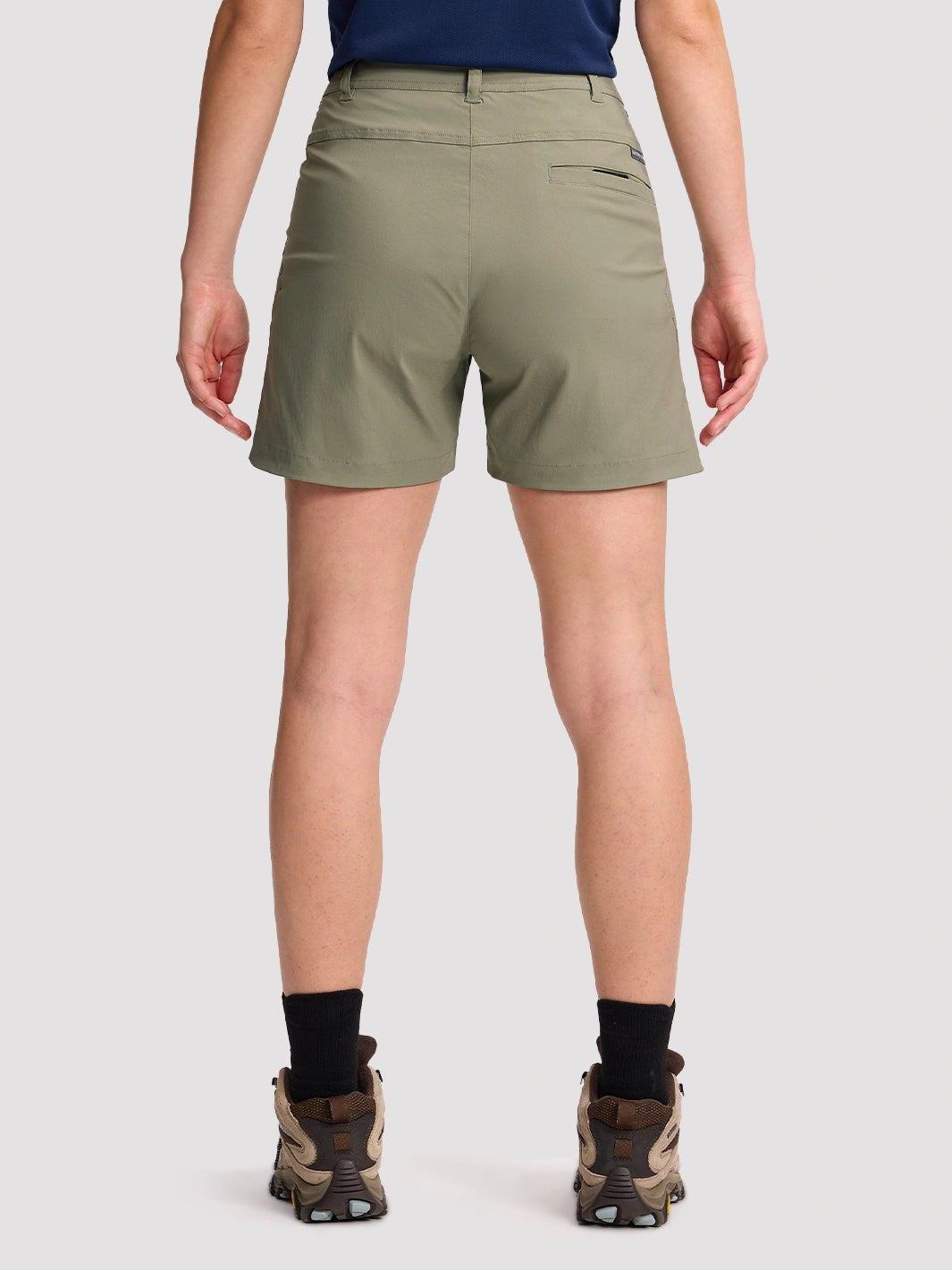 Pantalones cortos de senderismo de secado rápido para mujer de 5 pulgadas
