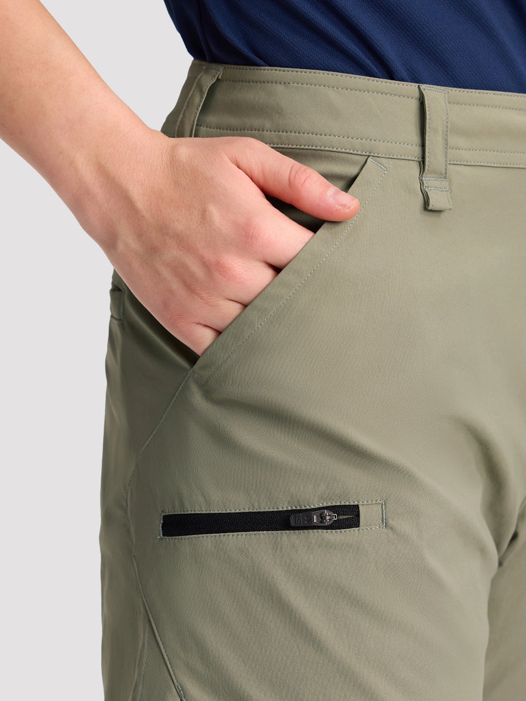Pantalones cortos de senderismo de secado rápido para mujer de 5 pulgadas