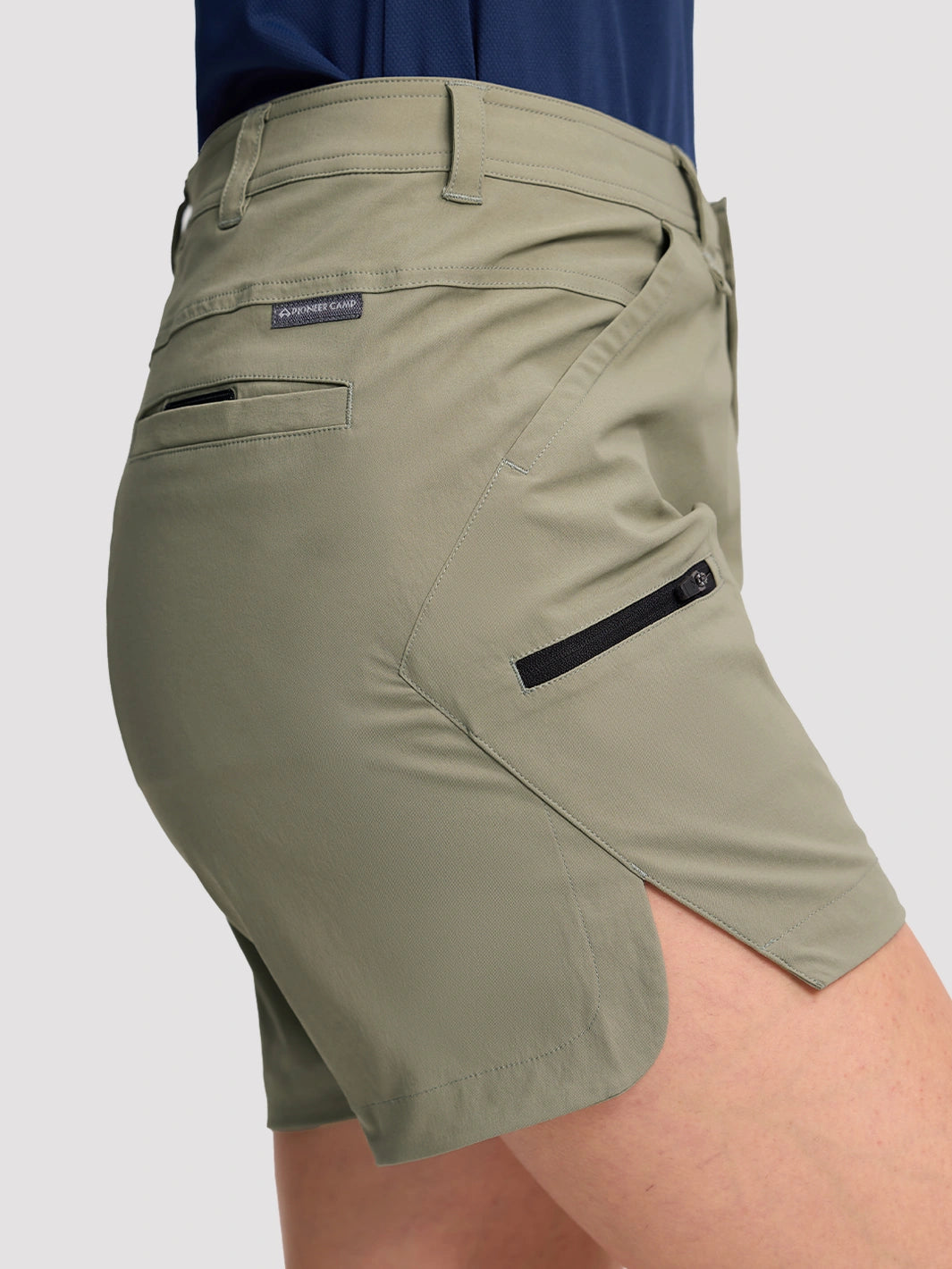 Pantalones cortos de senderismo de secado rápido para mujer de 5 pulgadas