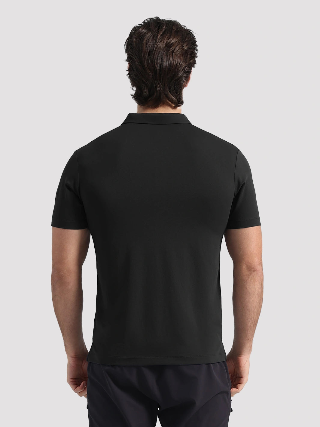Polo da uomo UPF 50+ ad asciugatura rapida e ad alte prestazioni per abbigliamento sportivo