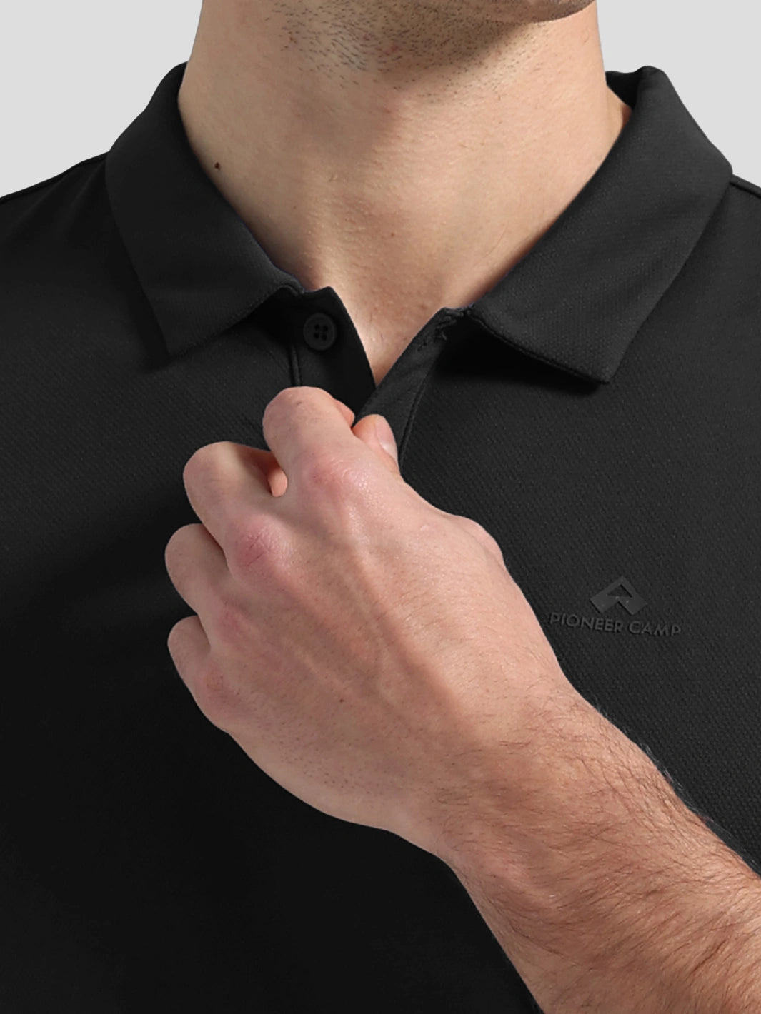 Polo da uomo UPF 50+ ad asciugatura rapida e ad alte prestazioni per abbigliamento sportivo