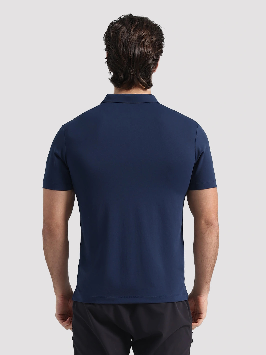 Polo da uomo UPF 50+ ad asciugatura rapida e ad alte prestazioni per abbigliamento sportivo