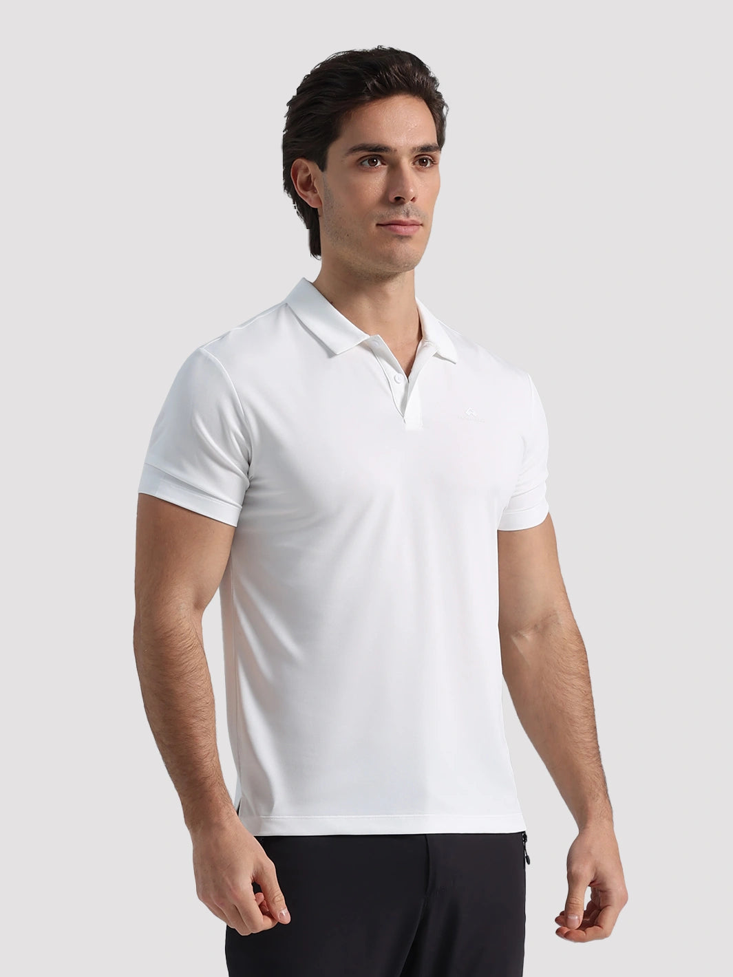Polo da uomo UPF 50+ ad asciugatura rapida e ad alte prestazioni per abbigliamento sportivo