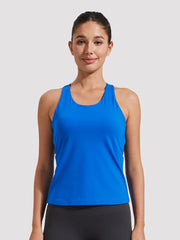 Women's Longline Racerback Sports Bra with Removable Pads PIONEER CAMP