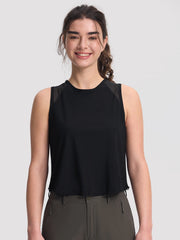 Verstellbares bauchfreies Sport-Tanktop für Damen