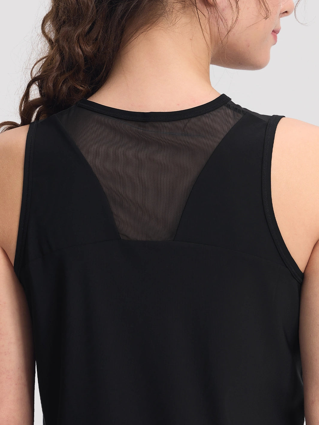 Verstellbares bauchfreies Sport-Tanktop für Damen