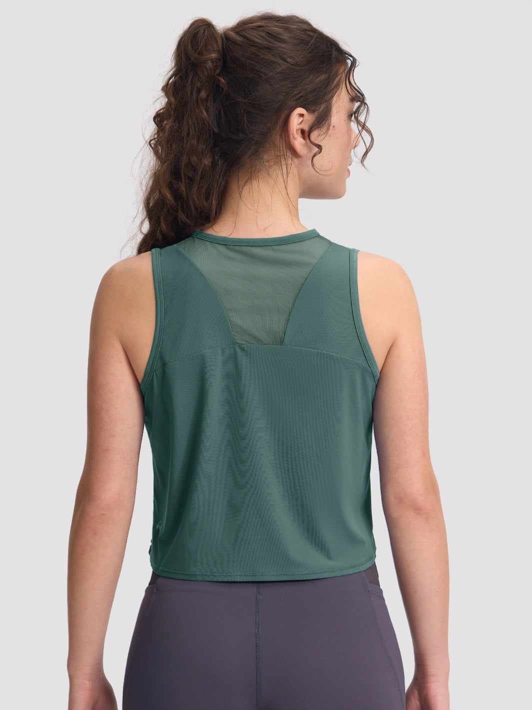 Verstellbares bauchfreies Sport-Tanktop für Damen