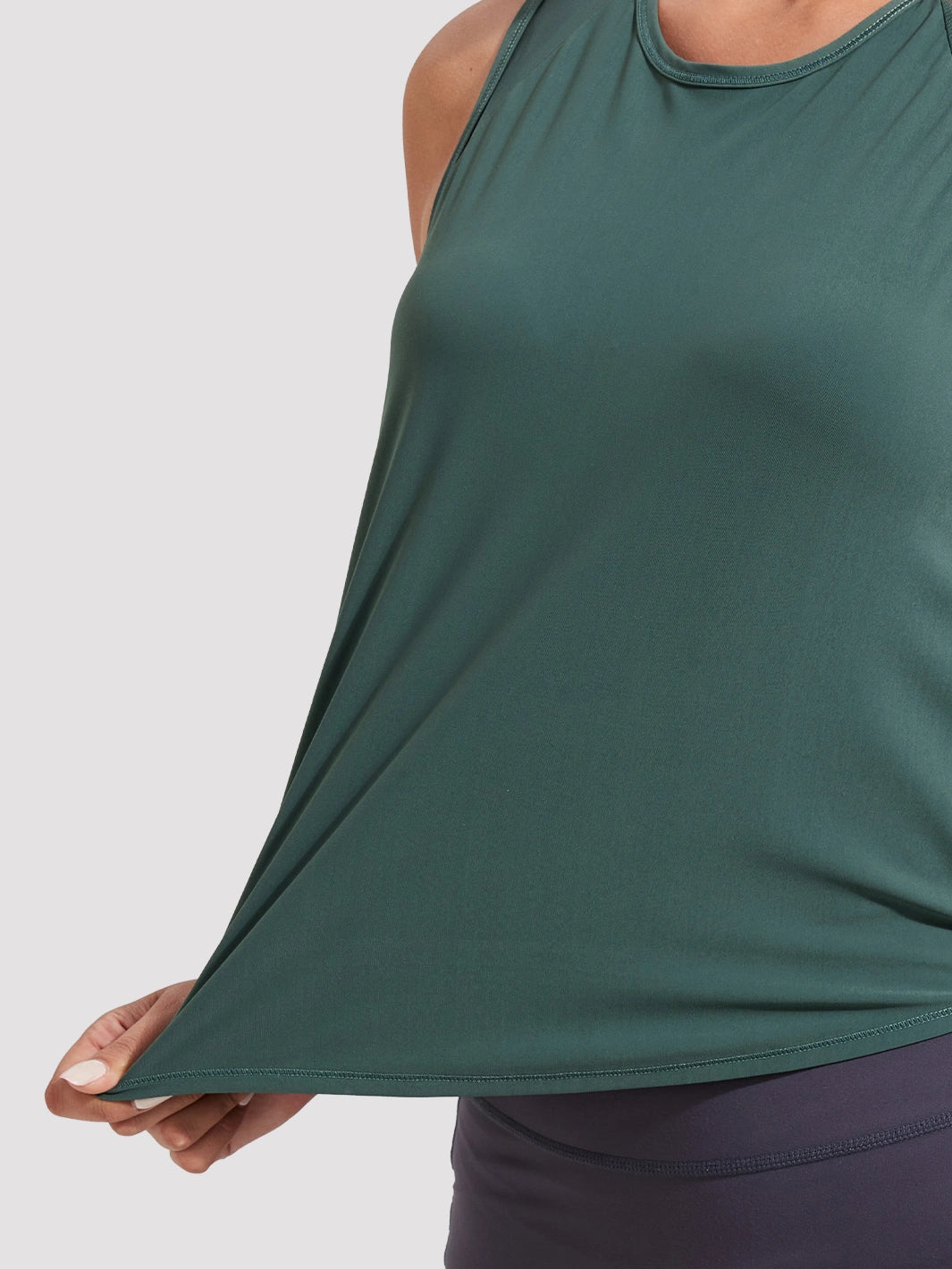 Verstellbares bauchfreies Sport-Tanktop für Damen