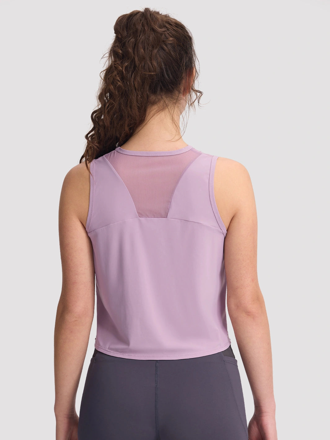 Verstellbares bauchfreies Sport-Tanktop für Damen