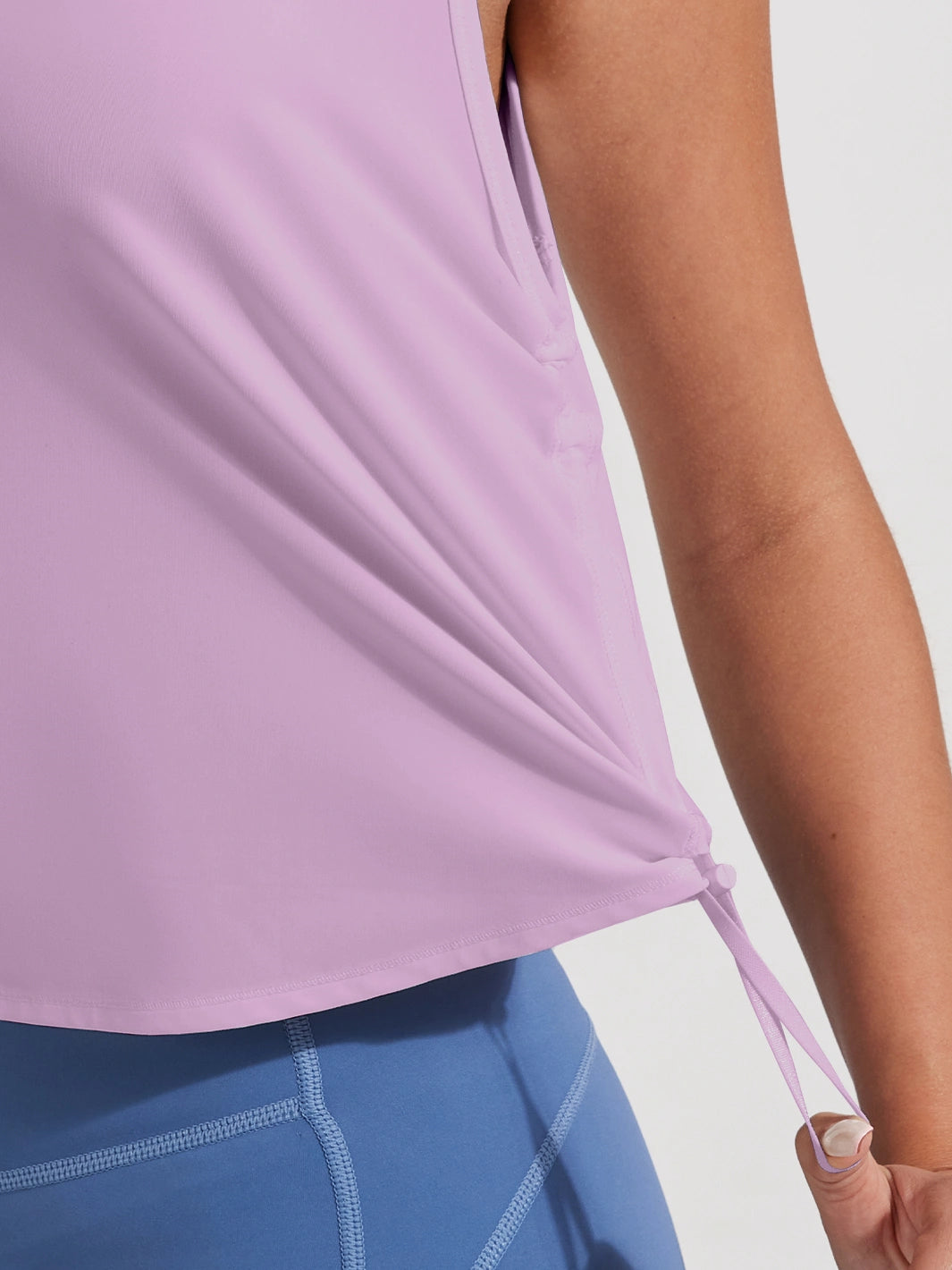 Verstellbares bauchfreies Sport-Tanktop für Damen