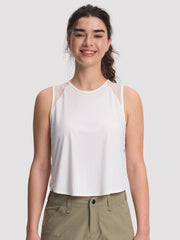 Women's Adjustable Cropped Workout Tank Top PIONEER CAMP