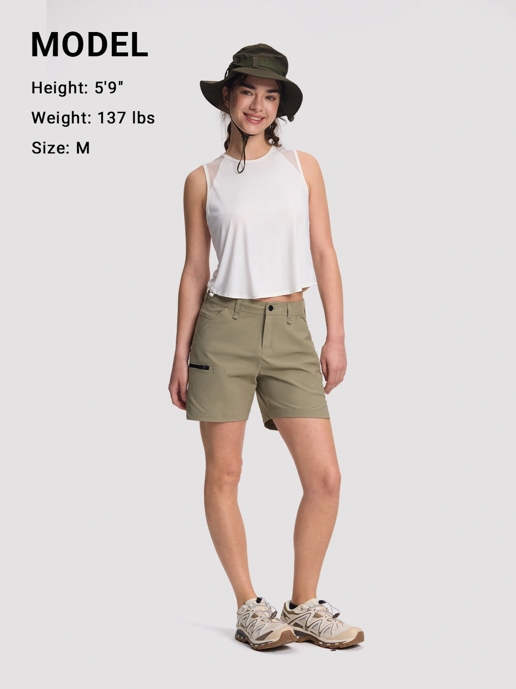 Verstellbares bauchfreies Sport-Tanktop für Damen