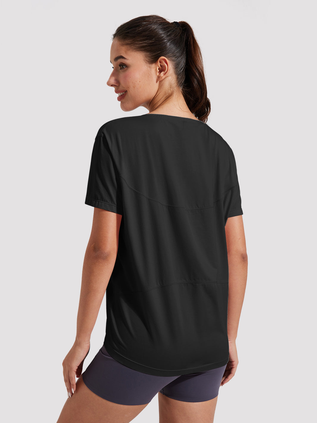 Women's Loose-Fit Boat Neck Tee