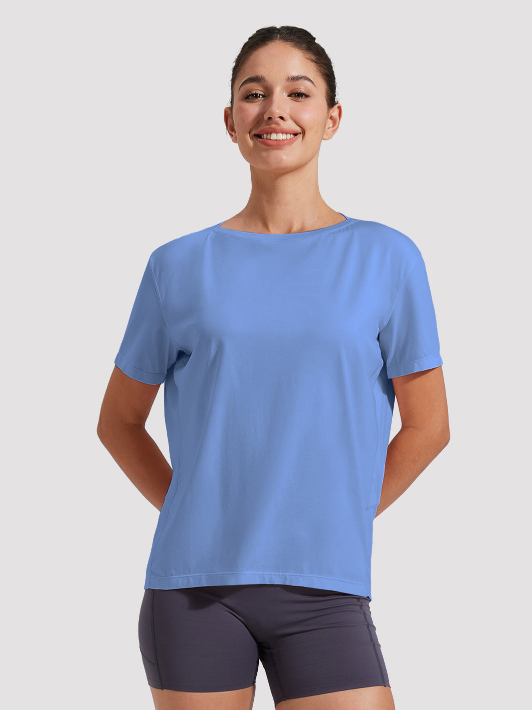 Women's Loose-Fit Boat Neck Tee