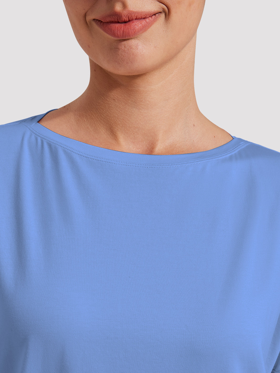 Women's Loose-Fit Boat Neck Tee