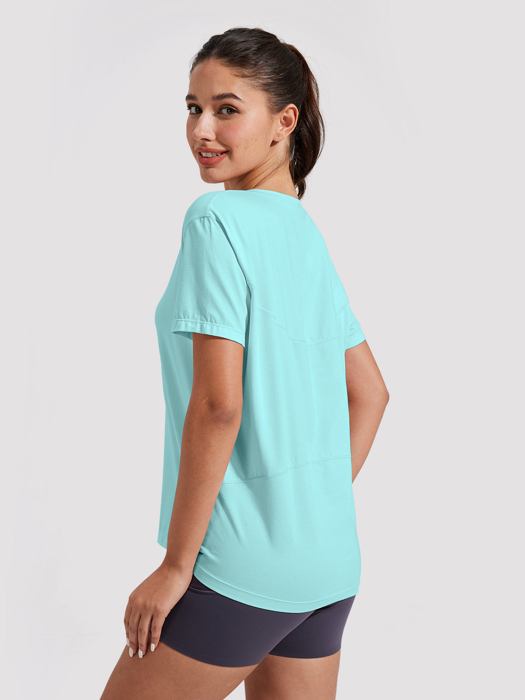 Women's Loose-Fit Boat Neck Tee