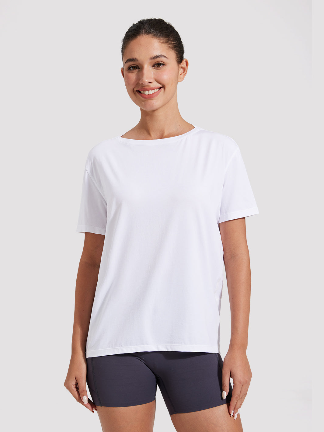 Women's Loose-Fit Boat Neck Tee