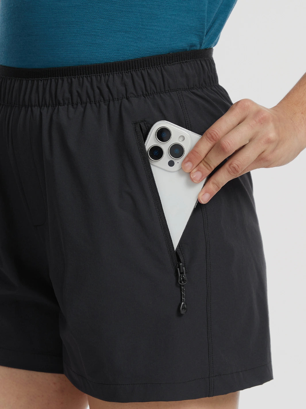 Women's Water-Repellent Hiking Shorts PIONEER CAMP