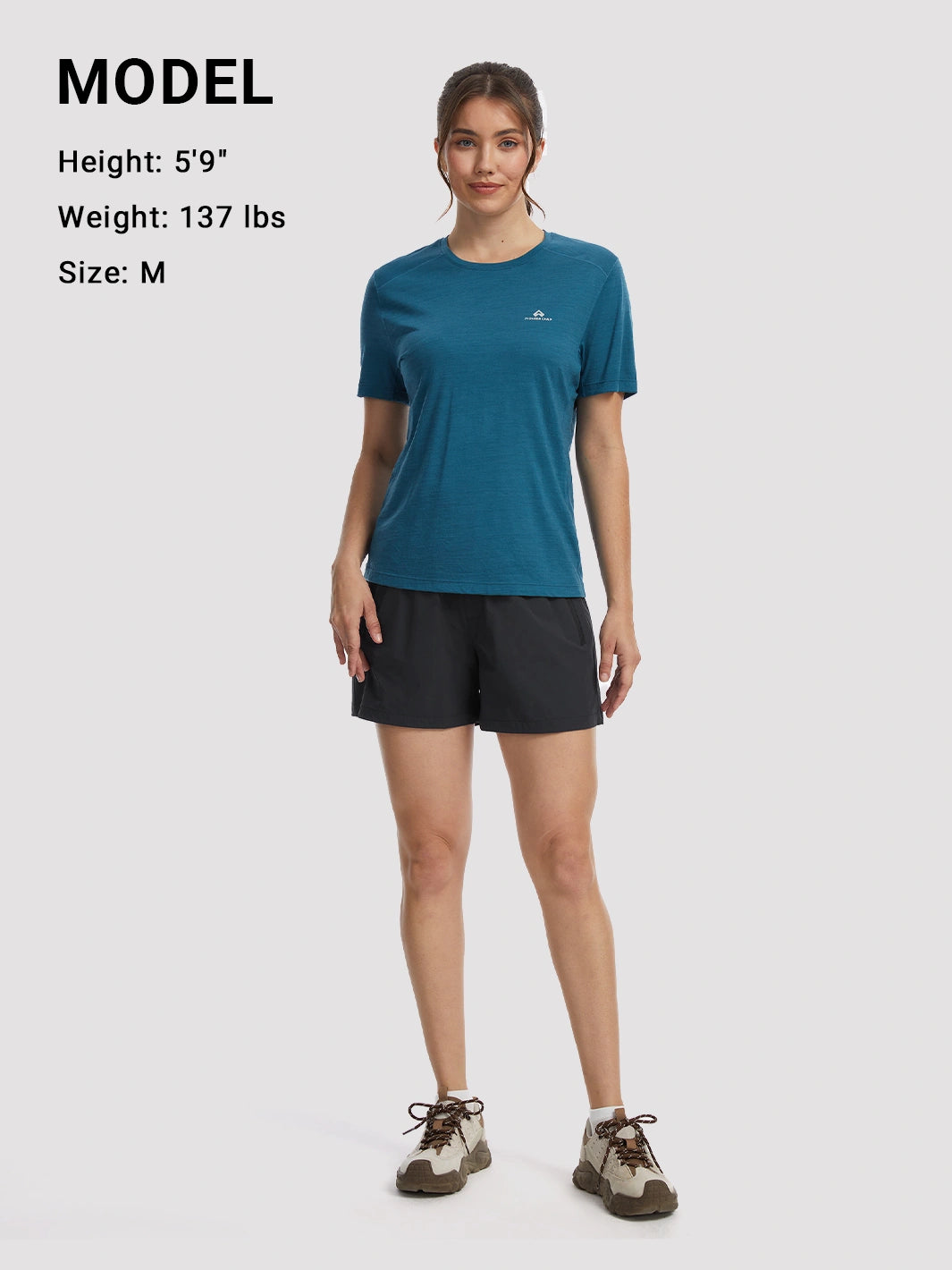 Women's Water-Repellent Hiking Shorts PIONEER CAMP