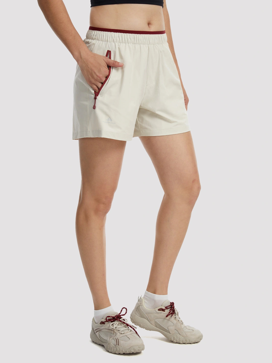 Women's Water-Repellent Hiking Shorts PIONEER CAMP