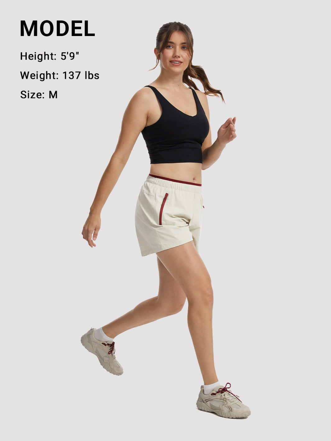 Women's Water-Repellent Hiking Shorts PIONEER CAMP