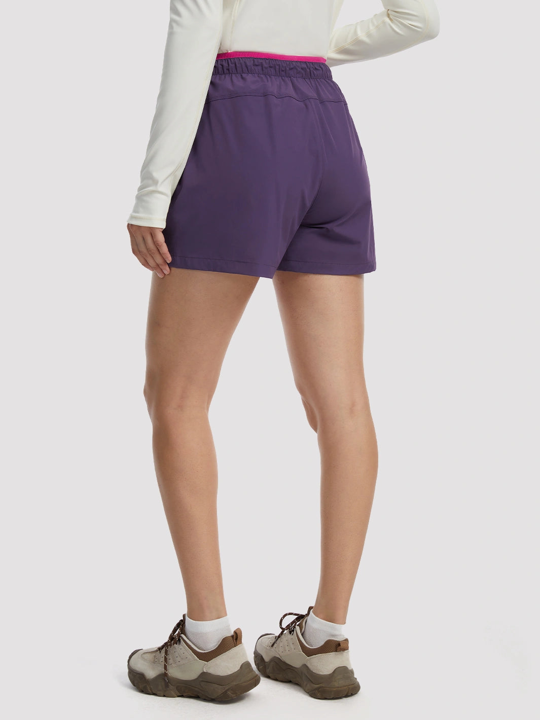 Women's Water-Repellent Hiking Shorts PIONEER CAMP