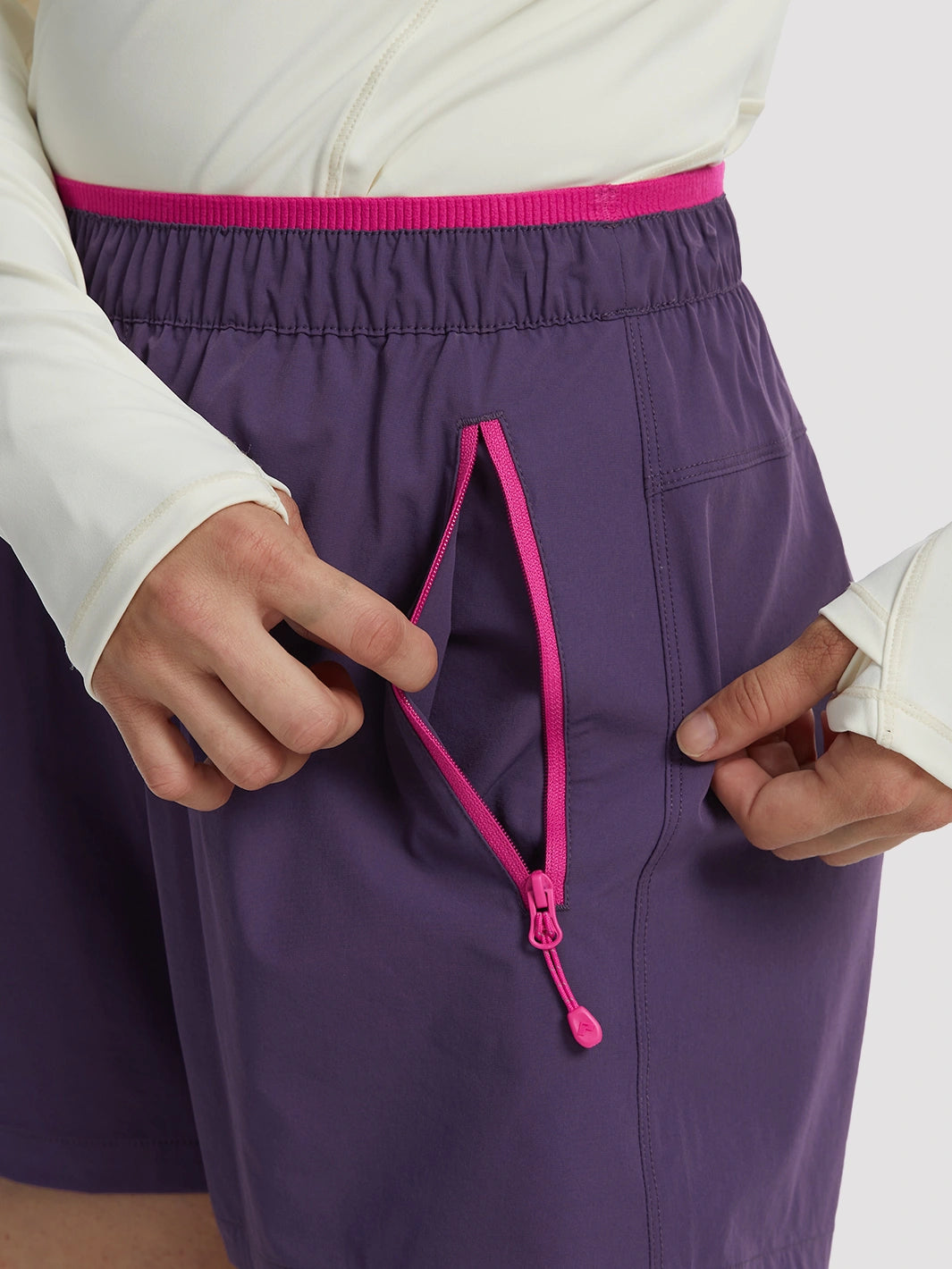 Women's Water-Repellent Hiking Shorts PIONEER CAMP