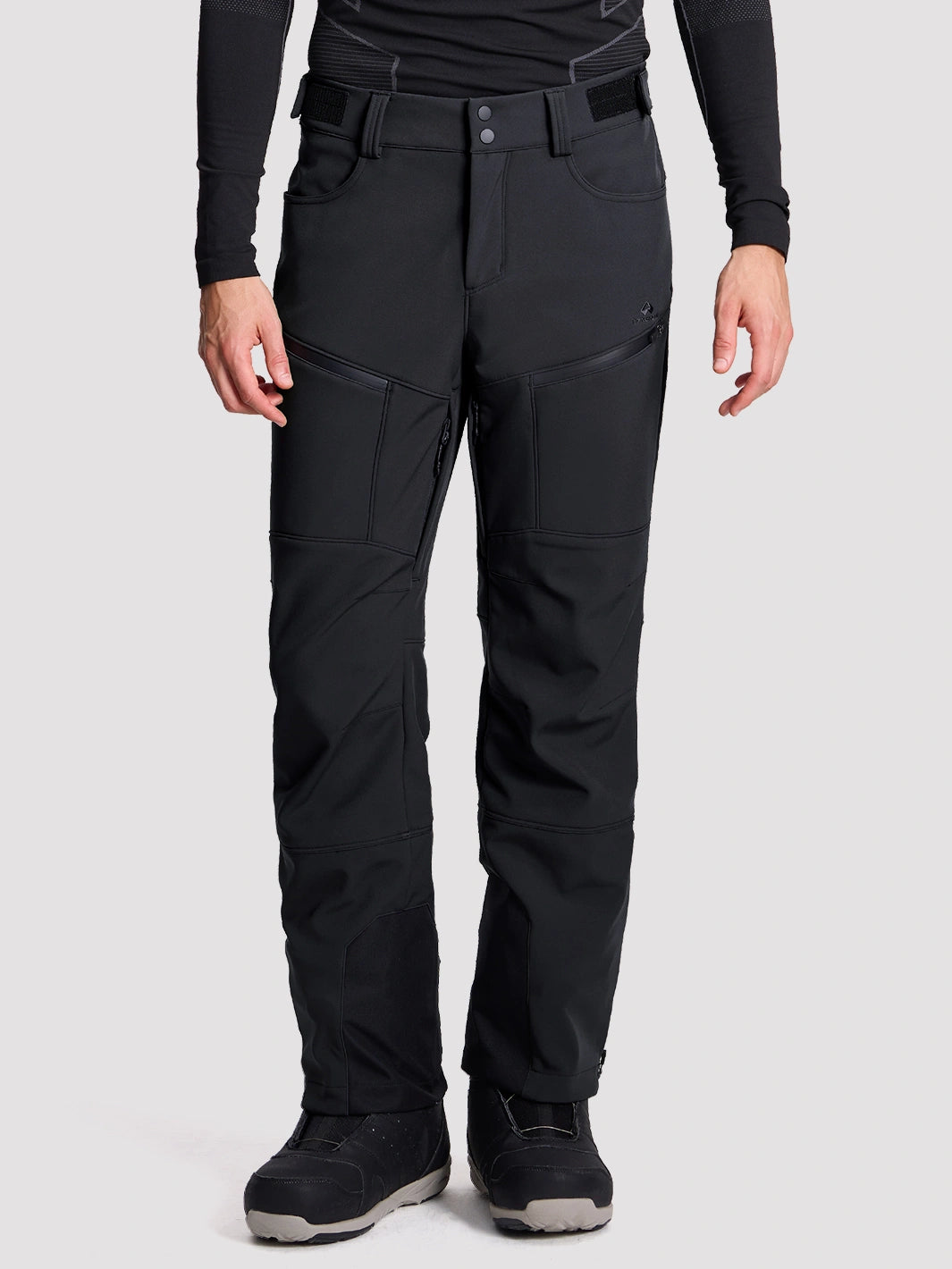 Men's CORDURA 3-Layer Water-Resistant Softshell Ski Pants PIONEER CAMP