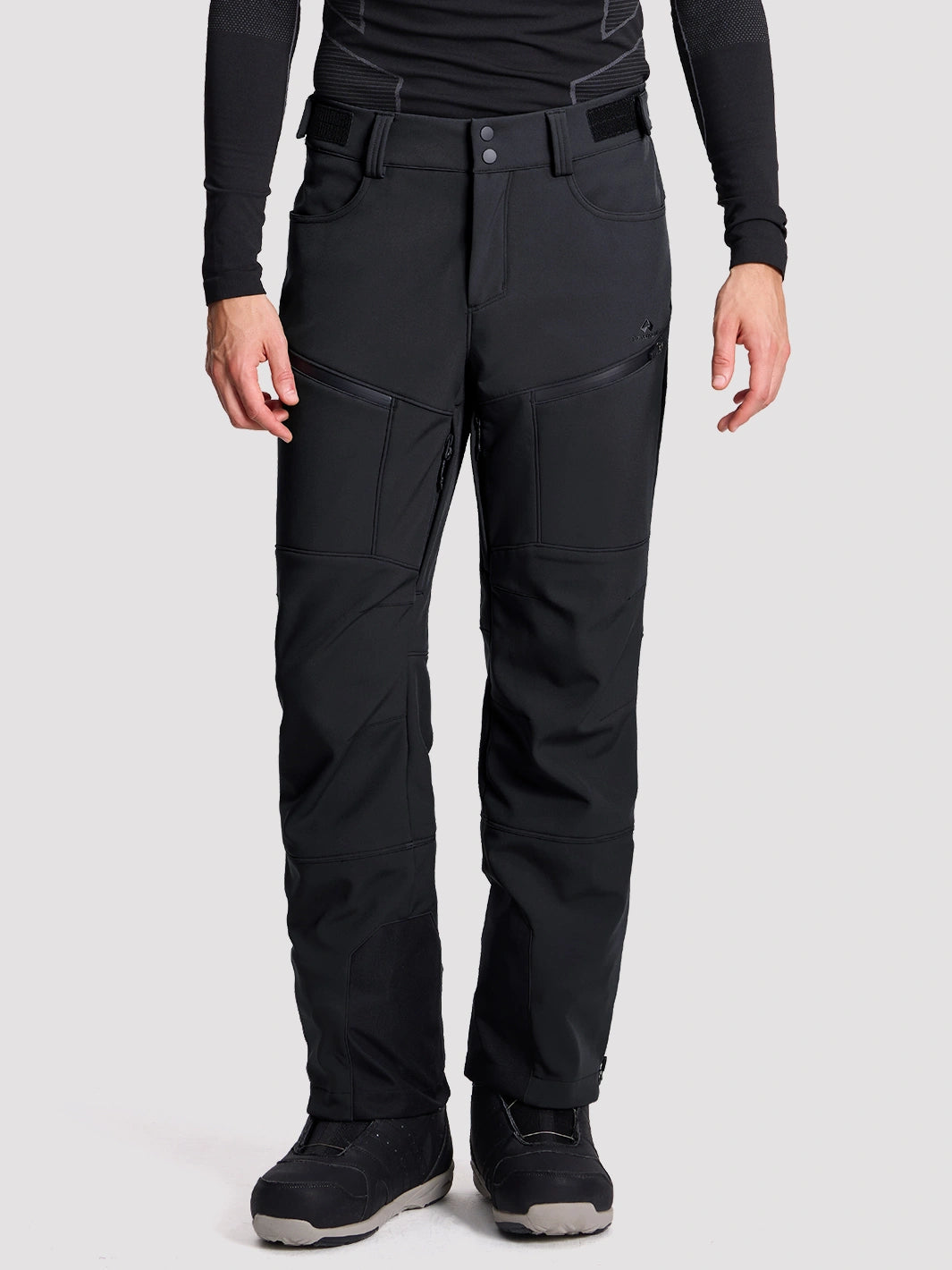Men's CORDURA 3-Layer Water-Resistant Softshell Ski Pants PIONEER CAMP