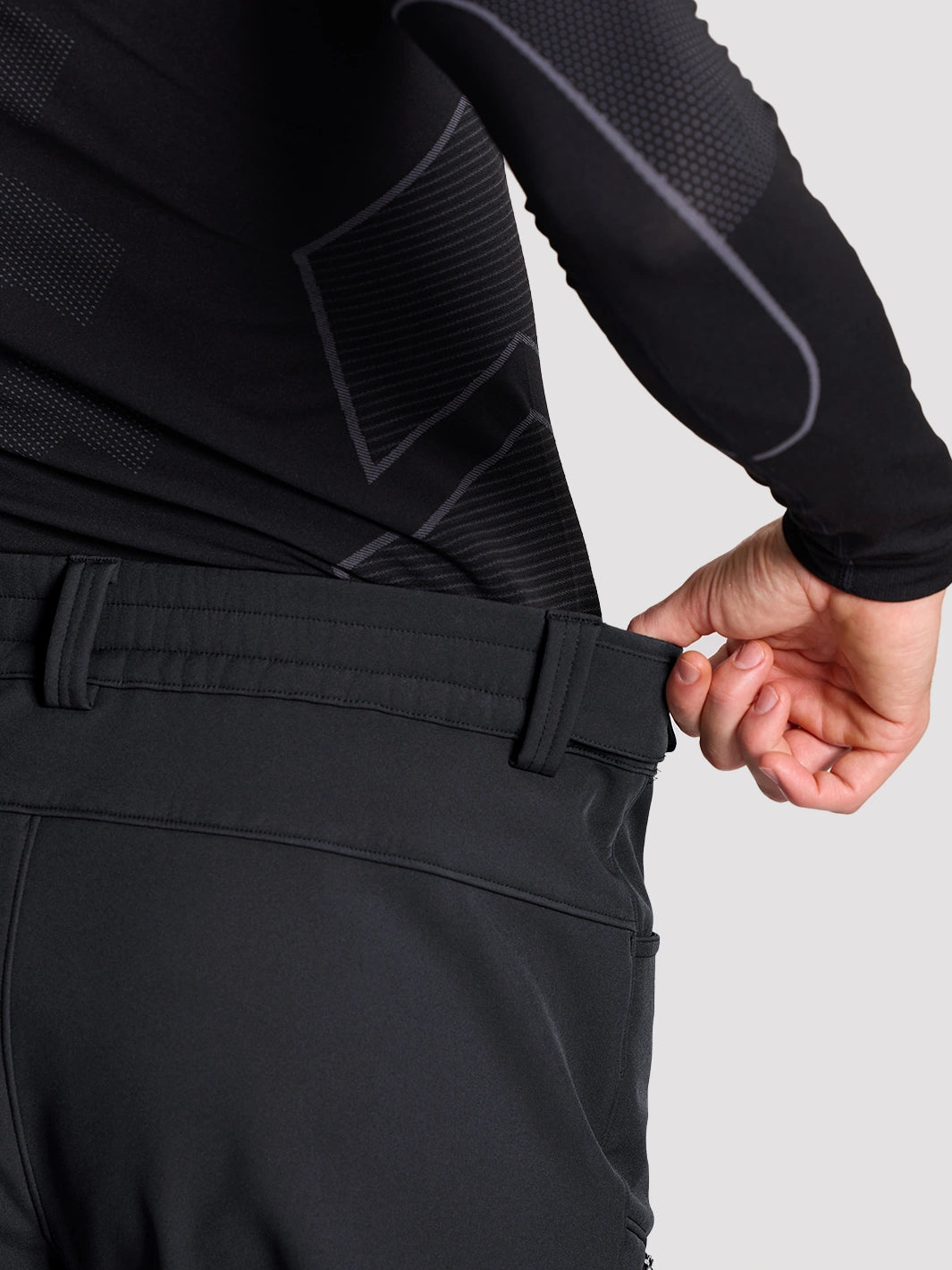Men's CORDURA 3-Layer Water-Resistant Softshell Ski Pants PIONEER CAMP