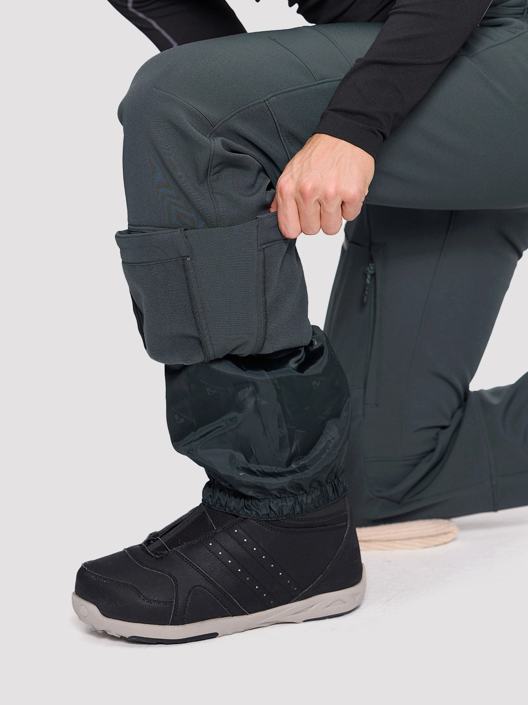 Men's CORDURA 3-Layer Water-Resistant Softshell Ski Pants PIONEER CAMP