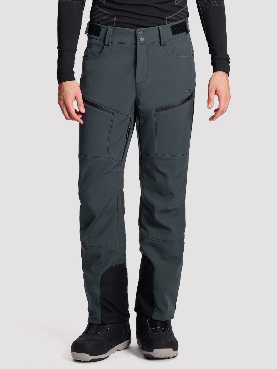 Men's CORDURA 3-Layer Water-Resistant Softshell Ski Pants PIONEER CAMP