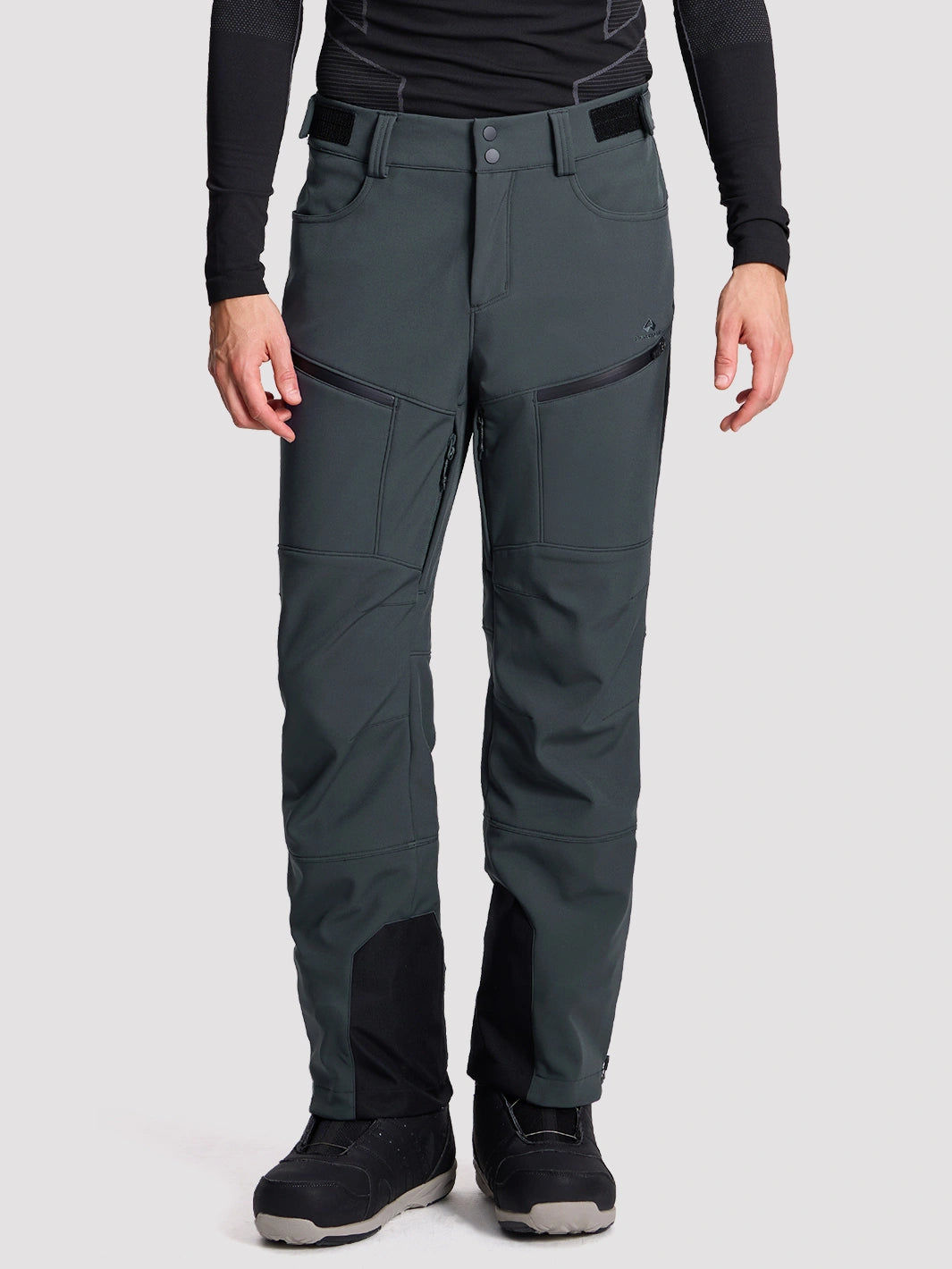 Men's CORDURA 3-Layer Water-Resistant Softshell Ski Pants PIONEER CAMP